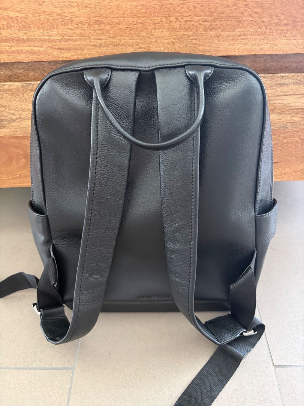 Zaini: Rucksack - Moleskine - schwarzes Leder - neu – Nuovo (secondo la descrizione) da Baar venduto da Colette18 4