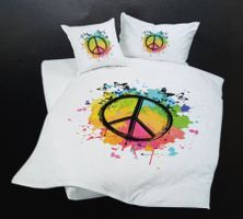 Peace GR. 160/210+65/100 cm 100 % Baumwolle Reissverschluss