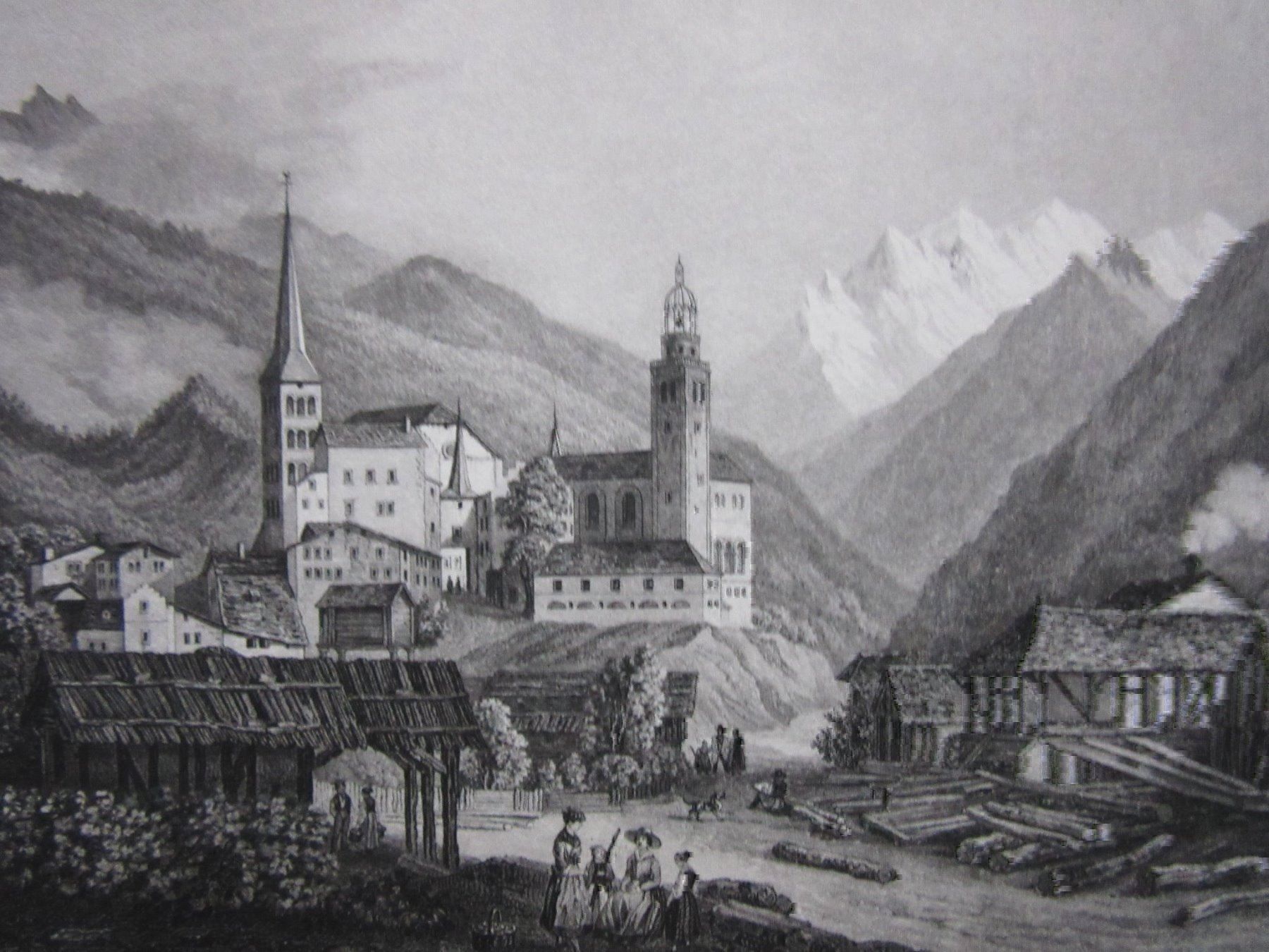 Incisioni: VISP AQUATINTA – Usato da Gersau venduto da grafik-kunst