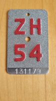 Velonummer ZH 54