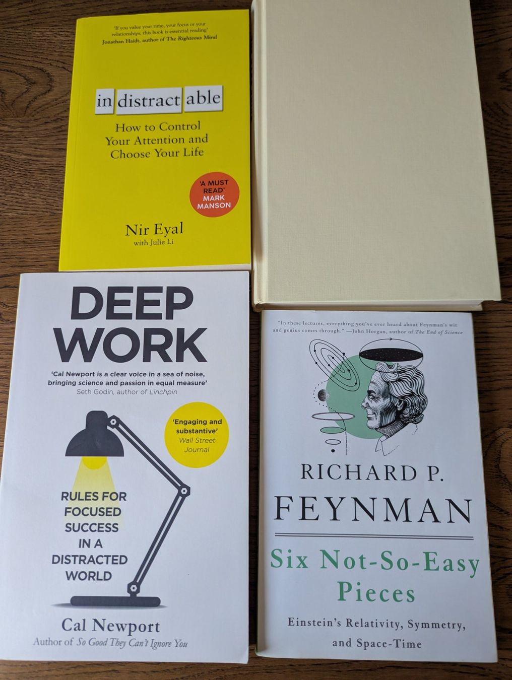 Bücher: Deep Work, Indistractable, The Hard ThingsAabout Hard Things – Gebraucht aus Forch von DominiqueB301