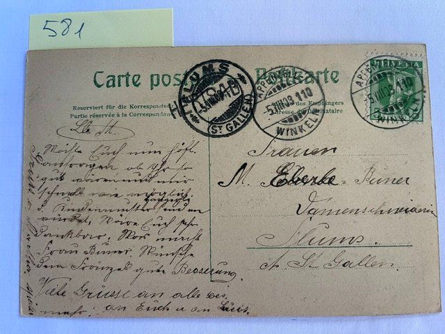 Cartes postales: alte Ansichtskarte Herisau Heinrichsbad, 1908 – D'occasion à Niederwil AG par dahu75 1