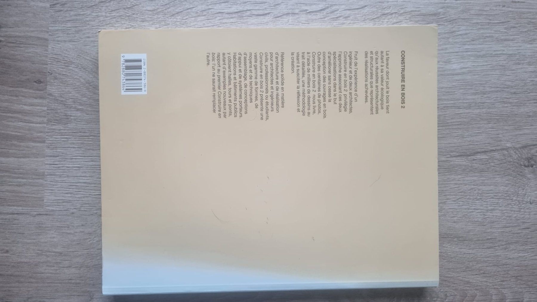 Libri: Construire en bois 2 – Usato da Cornol venduto da Chevenez95 2