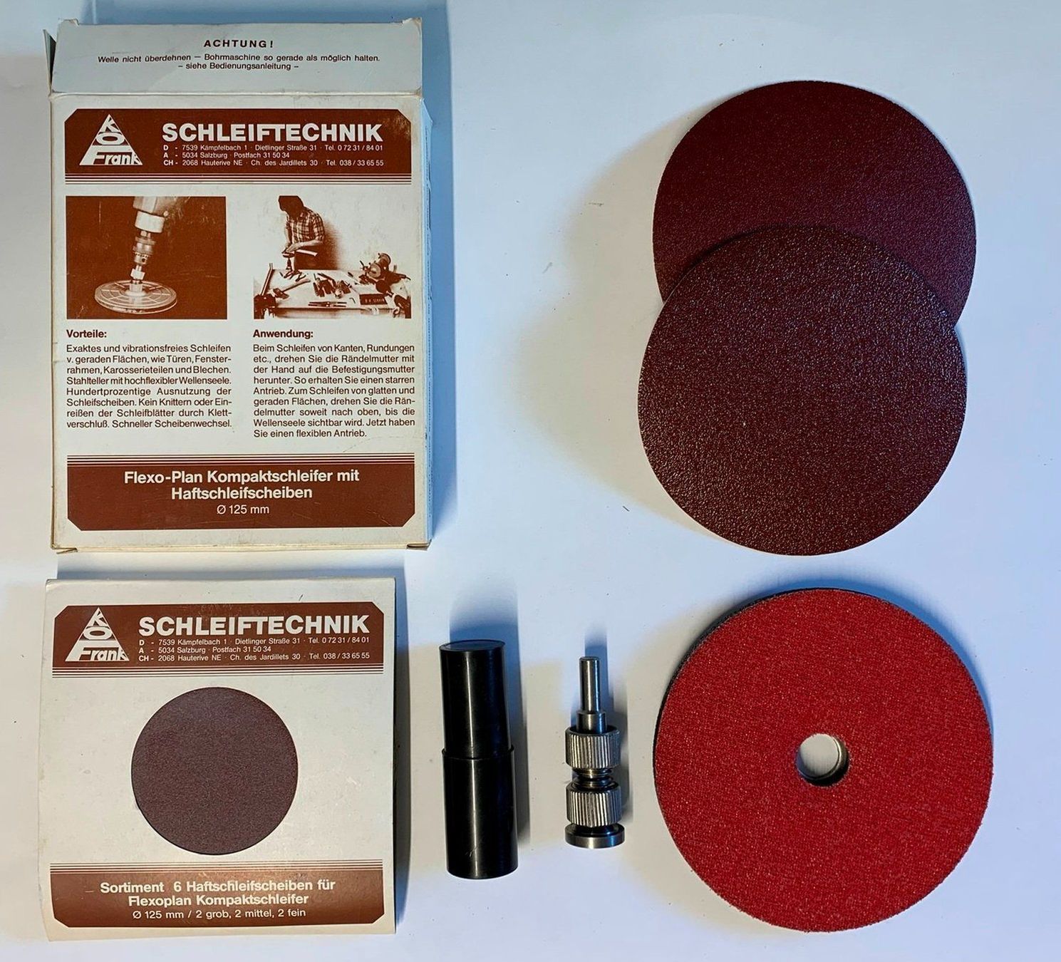 Smerigliatrici & Lucidatrici: Flexo-Plan Kompaktschleifer mit Haftscheiben 125mm – Nuovo e nell'imballaggio originale da Lodrino venduto da Stema 4