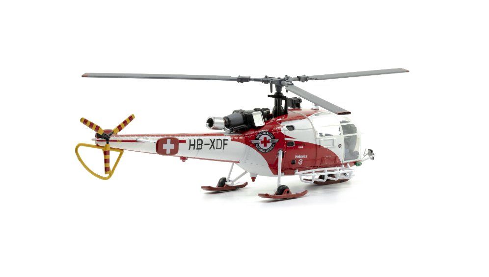 Rega Kit di modellismo & Modellini statici: 1:72 Alouette III Rega HB-XDF – Nuovo e nell'imballaggio originale da Affoltern am Albis venduto da Modellshop-8910 2