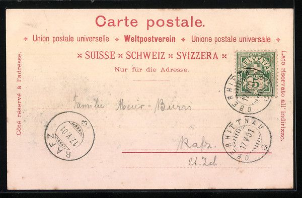 Cartoline postali: Litho Bachtel, Gasthaus auf dem Gipfel,  – Usato da Berlin venduto da bartko-reher 1