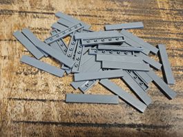 lego 6636 lot de 35 pièces Dark Bluish Gray Tile 1 x 6