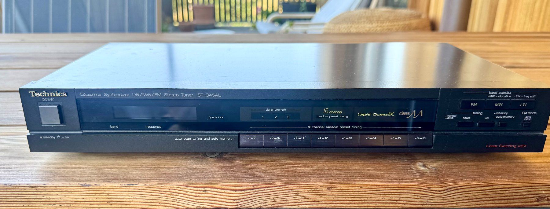 Technics Radio: Technics ST-G45AL Tuner FM/AM – Usato da Uster venduto da Martinx60