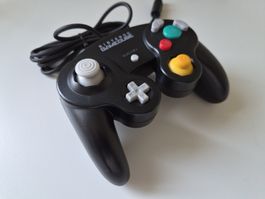 Nintendo Gamecube Original Schwarz Controller