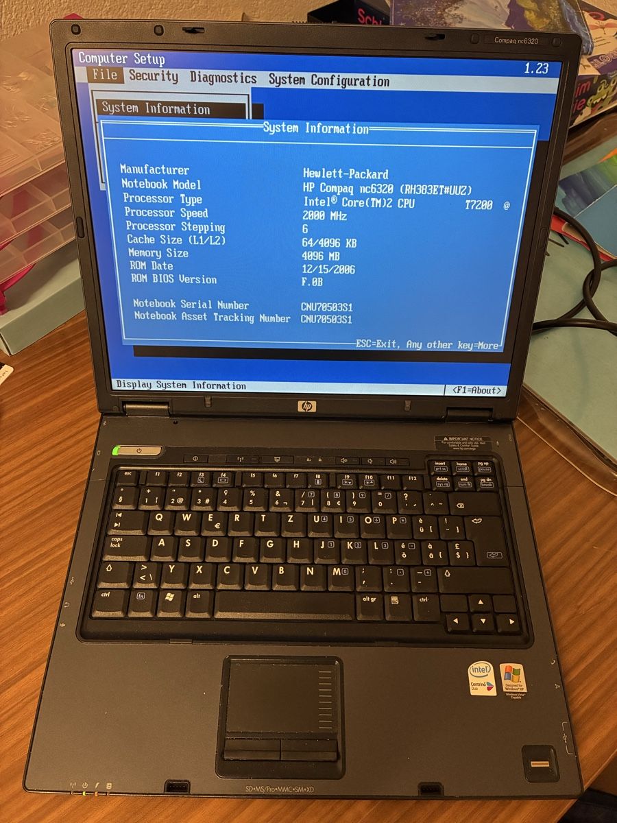Hewlett Packard Notebooks: HP Compaq nc6320 Laptop – Gebraucht aus Männedorf von 3sacompany