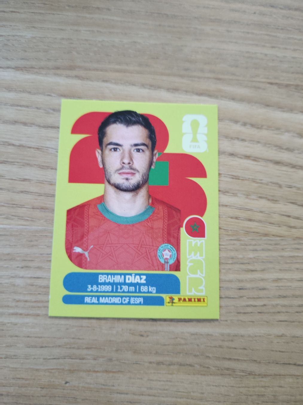 Panini Carte collezionabili: Panini Sticker MAR 19 Brahim Díaz  – Nuovo e nell'imballaggio originale da Steinmaur venduto da Cinderella309