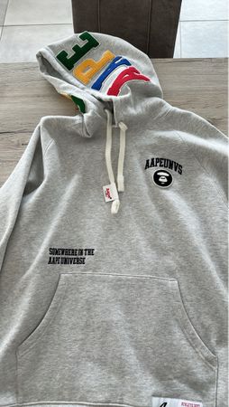 Sweat à capuche Aape by A Bathing Ape, gris, taille L