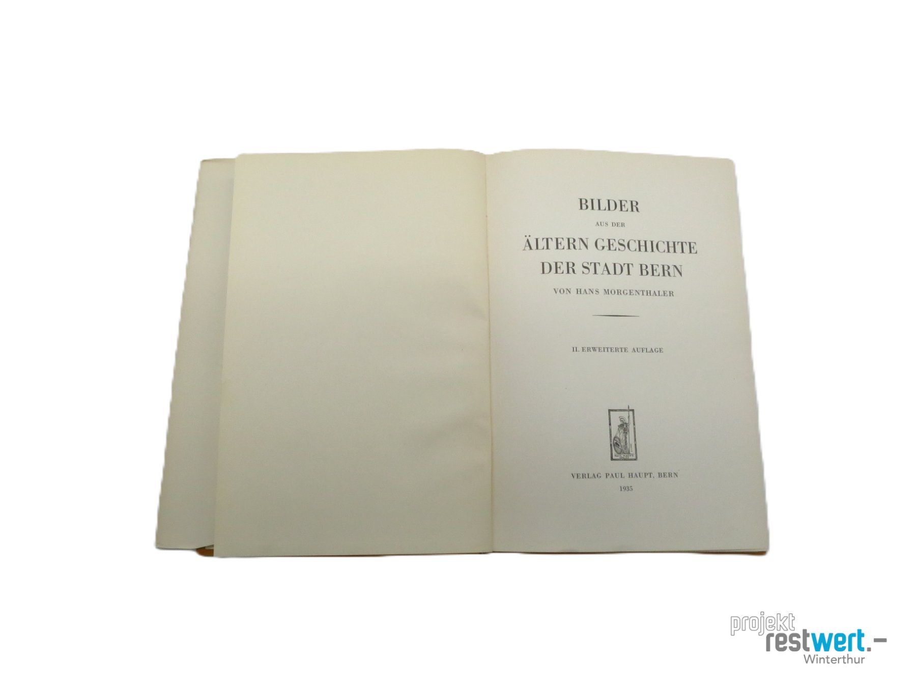 Libri: MORGENTHALER Bilder d. ält. Gesch. d. Stadt Bern – Usato da Winterthur venduto da Restwert_Winterthur 2