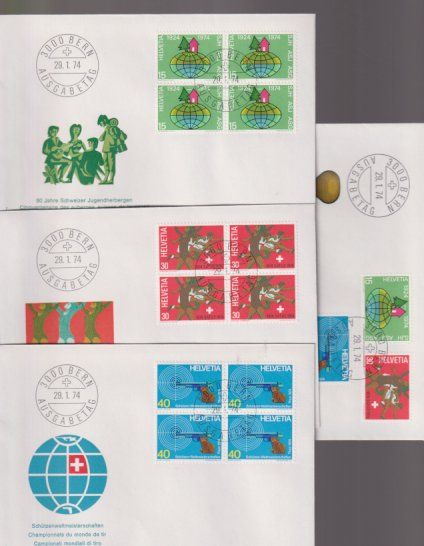 Tutti i francobolli: FDC-Serie 1974, Werbemarken 1 – Nuovo (secondo la descrizione) da Koblenz venduto da Boerse6