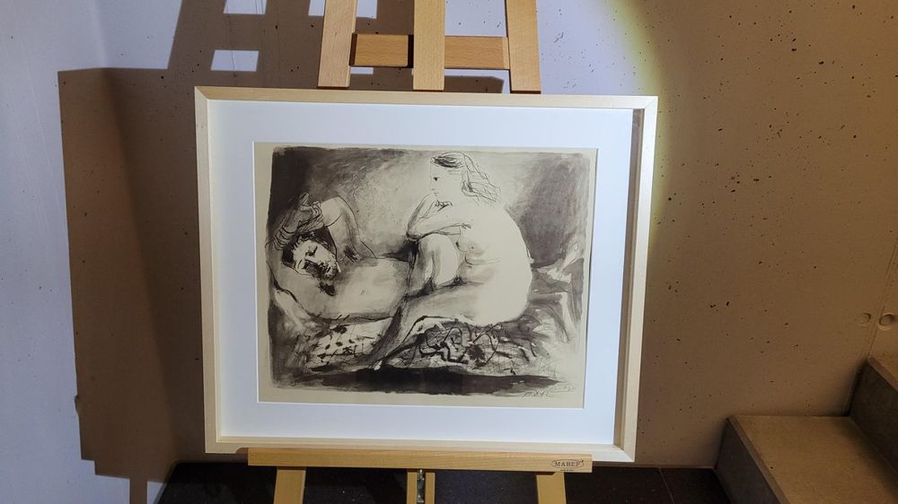 Grafica & Litografie: *** PICASSO PABLO, "Der Schläfer", Lithographie *** – Usato da Luzern venduto da Luzern1 4