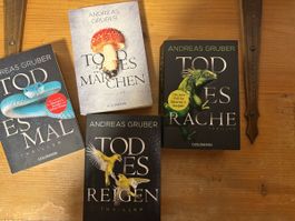 Andreas Gruber Thriller: Todesmal, Todes Rache, 4 Stück