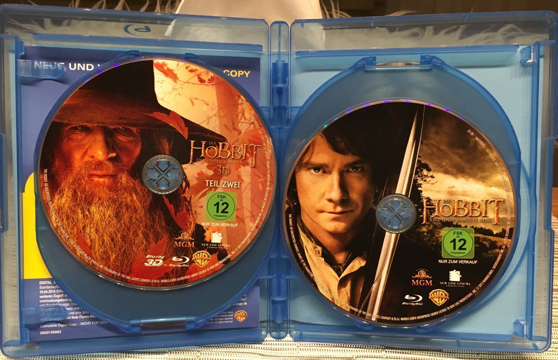 Alle DVDs: DER HOBBIT - Blu-ray 2D + Blu-ray 3D – Gebraucht aus Langnau am Albis von Rodland 5
