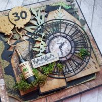 Neues Stanzschablonen-Set Uhr
