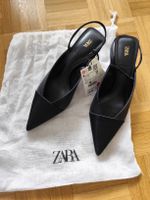 Zara Slingpumps schwarz Grösse 37 neu mit Etikett