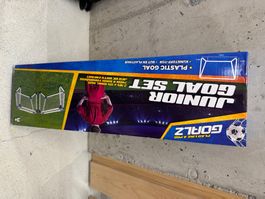 Junior Tor Set Goalz Kunststoff 2er Set neu