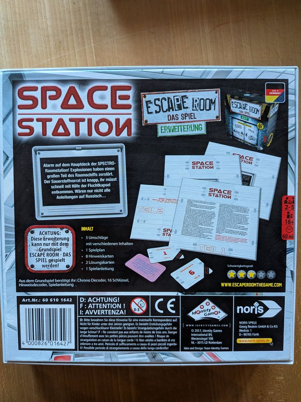 Giochi: Escape Room - Das Spiel - Erweiterung – Usato da Gonten venduto da Tierliebe13 1