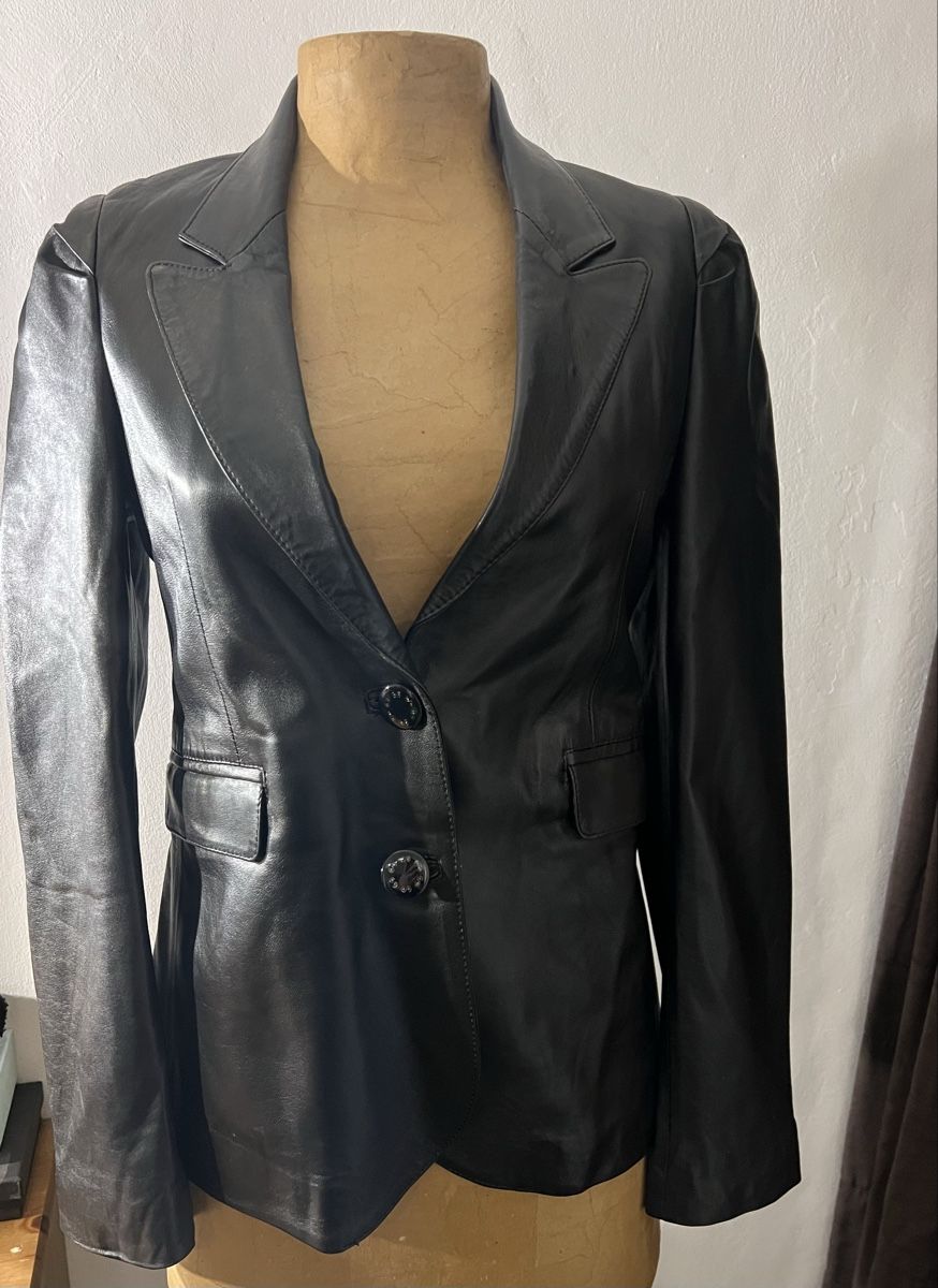 Giacche: Veste en cuir souple – Usato da St-Pierre-Clages venduto da ste_xk6p 2