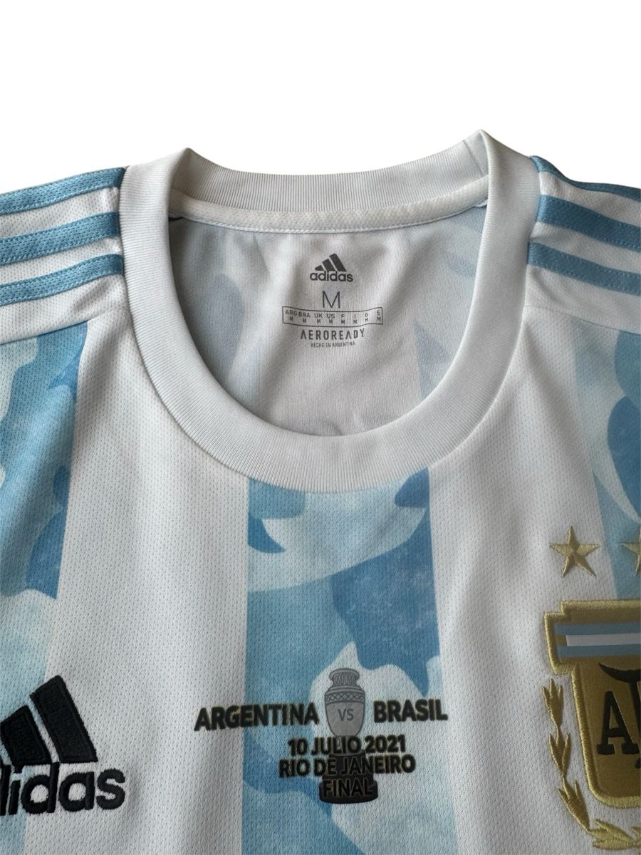Adidas Leibchen & Hosen: Original Argentinien Finaltrikot Copa America 2021 Messi – Gebraucht aus Homburg von swiss_vintage 4