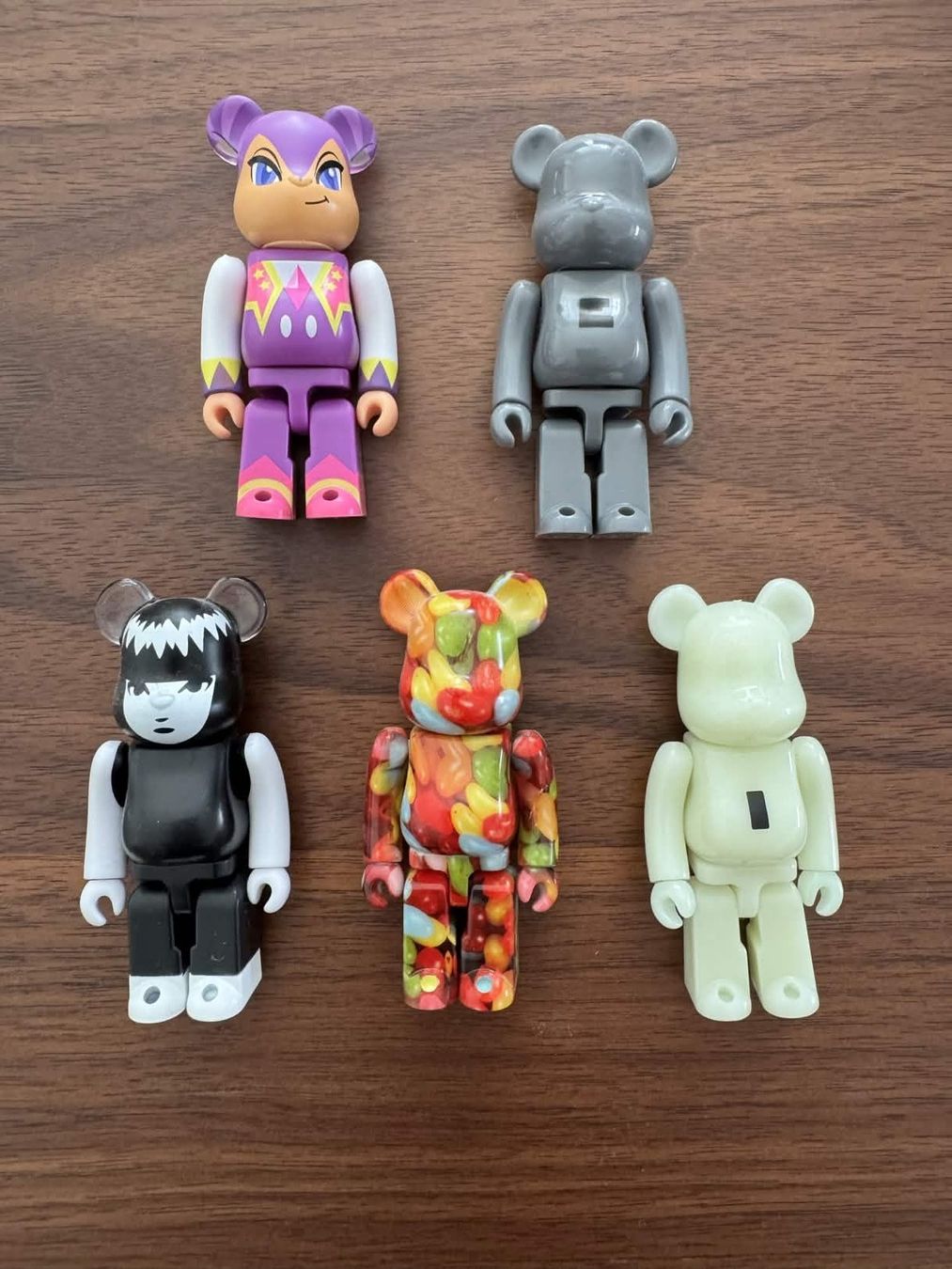 Medicom Toy Statuette: Lot de 5 Be@rbrick 100% – Usato da Croy venduto da Takenba