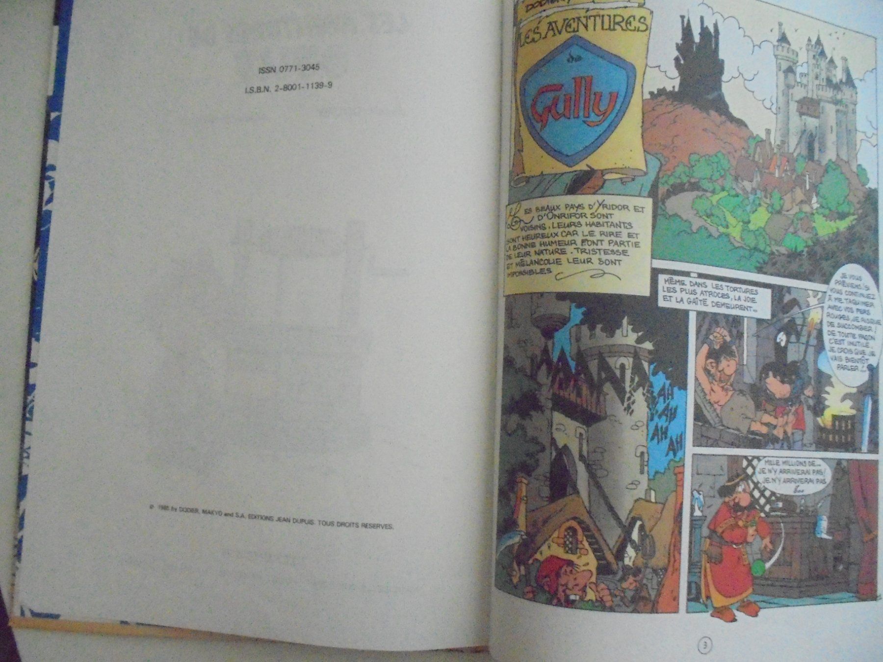 Fumetti: Gully " 1) Les aventures de Gully " E.O 1985 T.B.E – Usato da Crissier venduto da Promopost 2