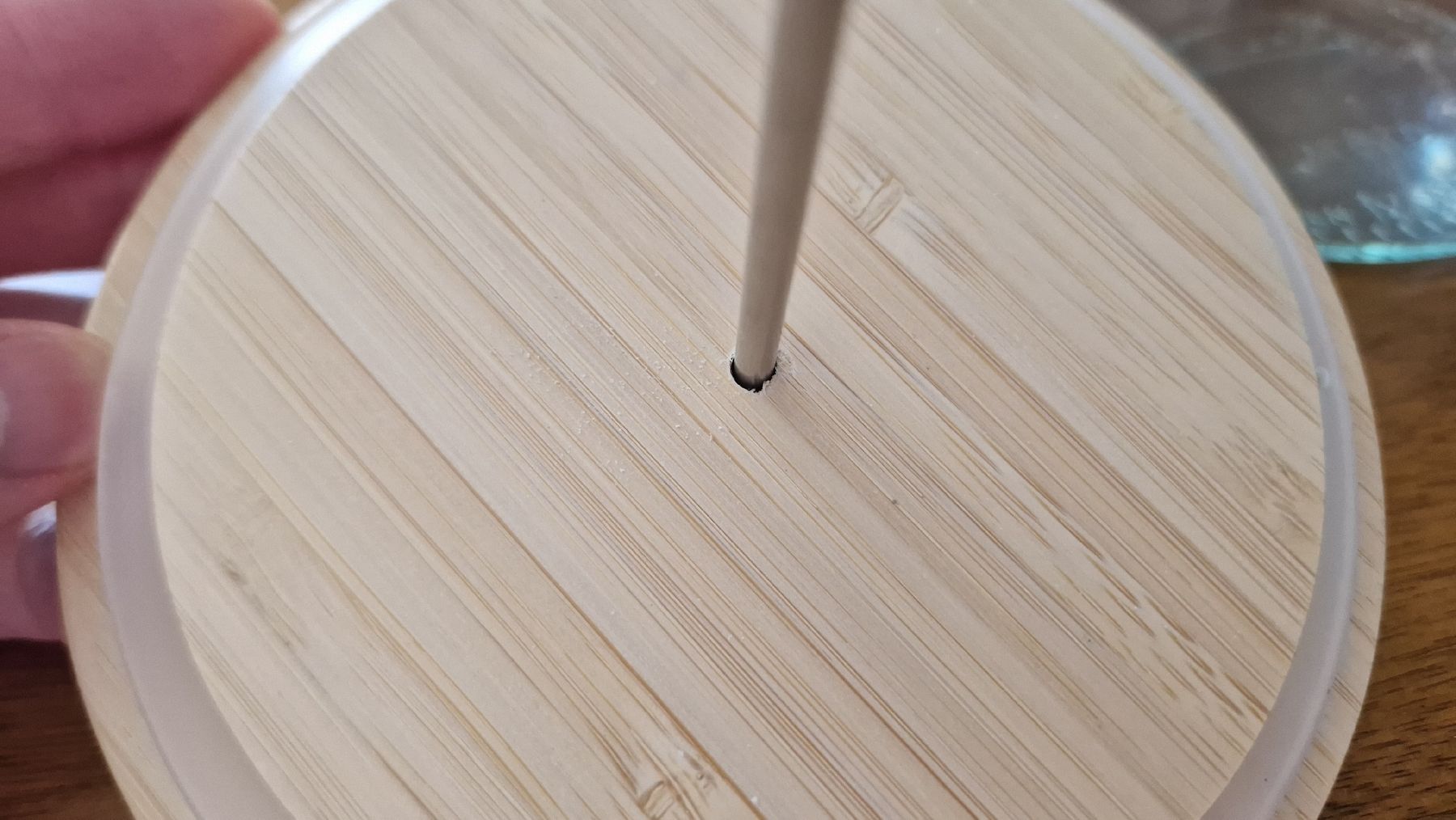 Ikea Contenitori & Simili: Glasbehälter mit Bambusdeckel und Thermometer - Fermentation – Usato da Schinznach Bad venduto da webser 1