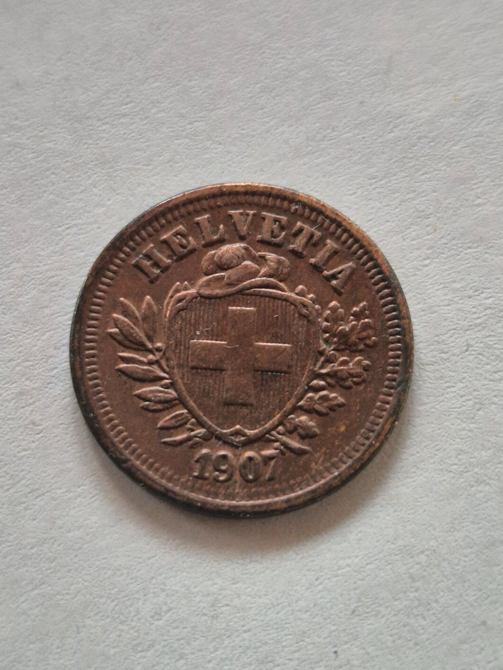 Tutti le monete: 1 Rappen 1907 - hoher Kat.! – Usato da Mels venduto da Goldenfalcon