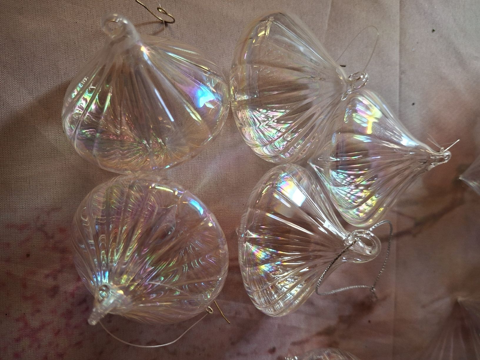 Tutte le decorazioni: neu: 26 Weihnachtskugeln Glas irisierend 6-9,5cm – Nuovo (secondo la descrizione) da Nassen venduto da verrueckt 2