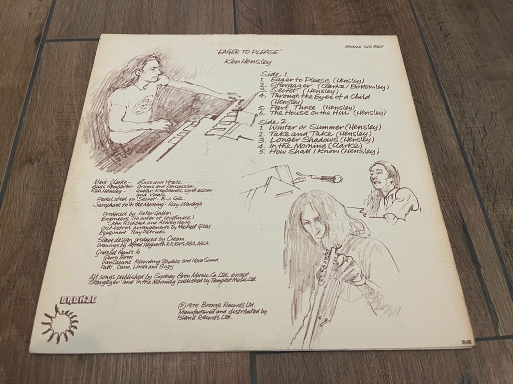 Dischi in vinile: Ken Hensley – Eager To Please – Usato da Uster venduto da mojorisin01 1