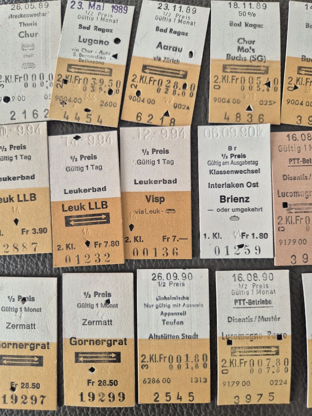 Billets: SBB Billette – D'occasion à Vilters par Fleiflomi 2