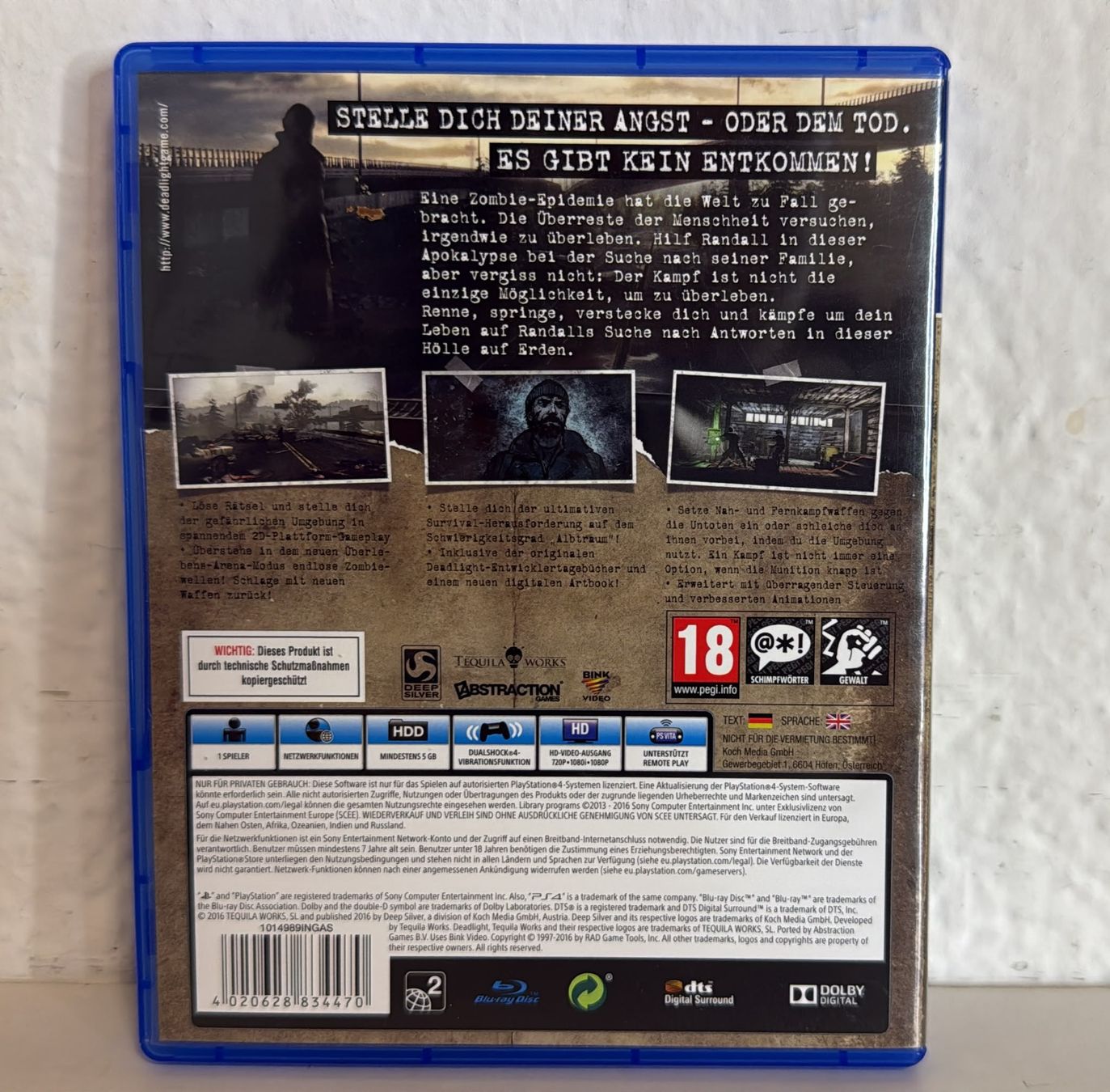 Jeux: Deadlight Director's Cut PS4 Spiel  – D'occasion à Ehrendingen par lax21 1