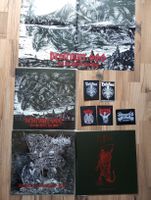war metal/black metal destroyer 666, 3 vinyls lot + patches