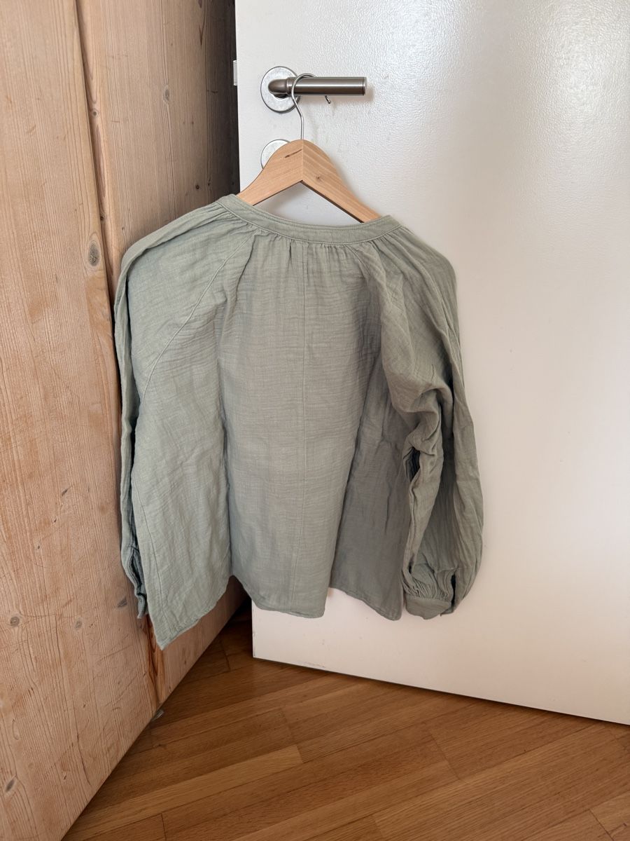 H&M Camicette: H&M Green musselin Bluse - Gr. S – Usato da Zürich venduto da Eb_ 4