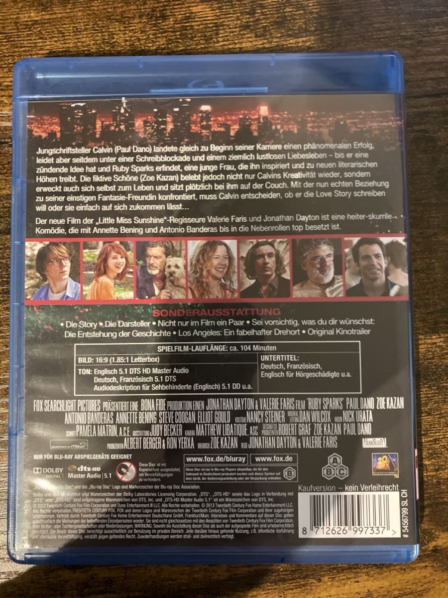 Alle DVDs: Ruby Sparks BluRay – Gebraucht aus Glarus von Jhuber78 1