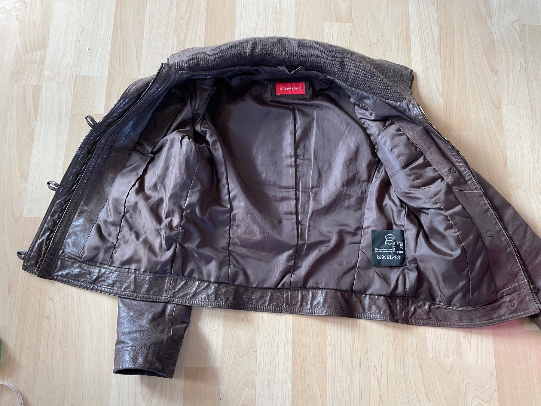 Giacche: Lederjacke, echt Leder, braun von Snap Shot – Usato da Köniz venduto da kupu-kupu 8