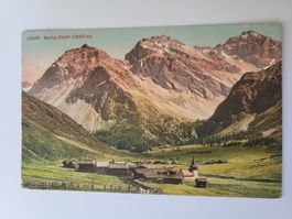 Ansichtskarte Sertig-Dörfli 1860m mit Stempel Davos R21