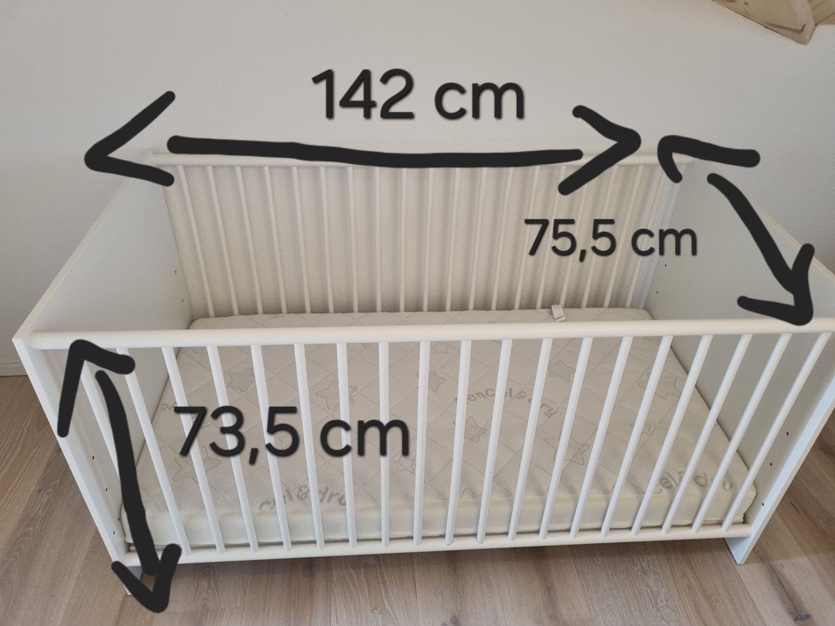 Letti: Babybett inklusive Matratze – Usato da Aadorf venduto da swordfish86 1