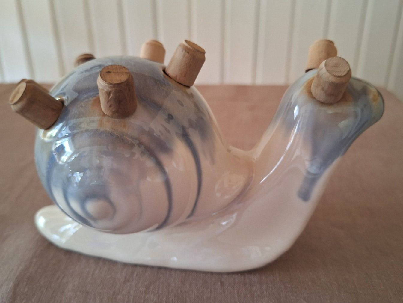 Set di piatti: Apero- Set, Schnecke  Keramik, 8 Gäbelchen – Usato da Dornach venduto da majo8689 6