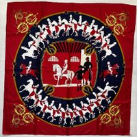 Original HERMÈS Paris Seidenfoulard „Grand Manège“