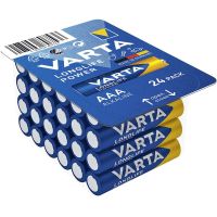 24 x Varta Alkaline Longlife AAA, LR03 Ablaufdatum 12.2032