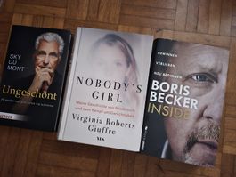 3Bücher B.Becker/Sky du Mont/Virginia Roberts Guiffre
