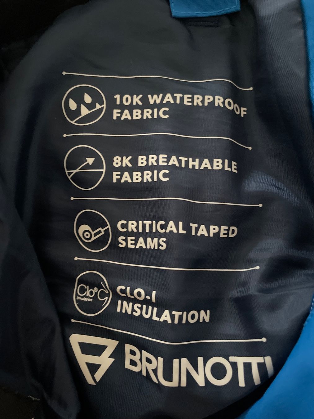 Brunotti Pantaloni: Skihose von Brunotti blau Gr.152 – Usato da Horgen venduto da Abeille80 3