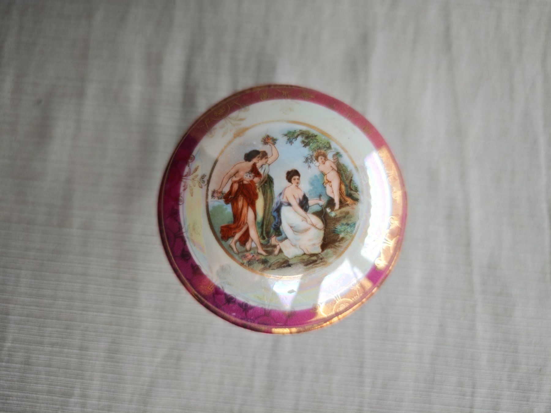 Tutte le decorazioni: Porzellandose mit Lüster-Glasur – Usato da Reinach BL venduto da Coin-Vintage 1