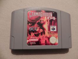 Nintendo 64 Game Carmageddon N64 Action Game Spiel