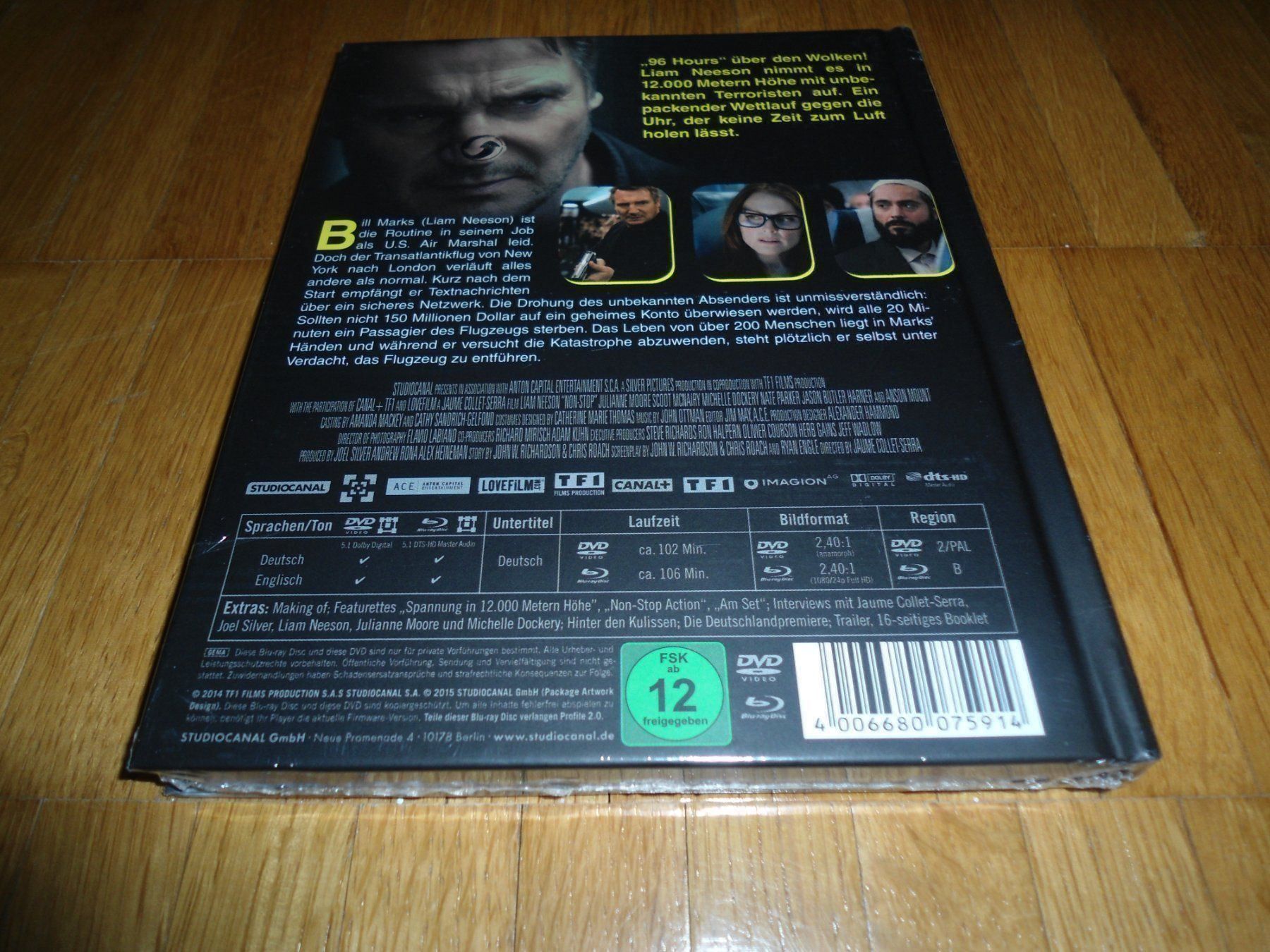 Tutti i DVDs: Non-Stop - MEDIABOOK - UNCUT – Nuovo e nell'imballaggio originale da Basel venduto da havsok 1