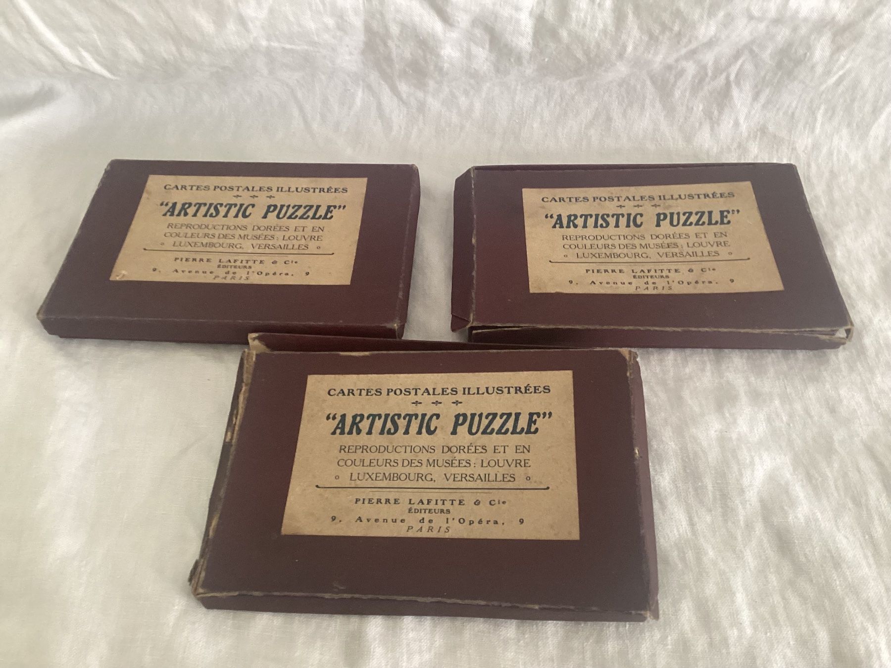 Puzzle: ANTIKE  HOLZPUZZLE  UM 1910 – Usato da Münchenstein venduto da NoSu98 2